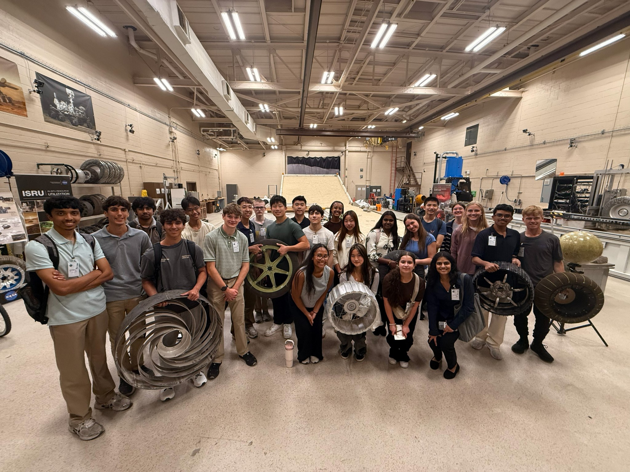 Students participating in the Glenn High School Engineering Institute
