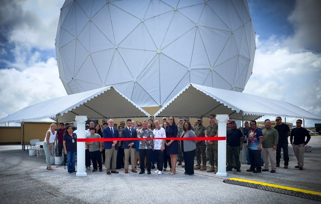 NASA Celebrates Restoration of Guam Station Damaged by Typhoon Mawar 