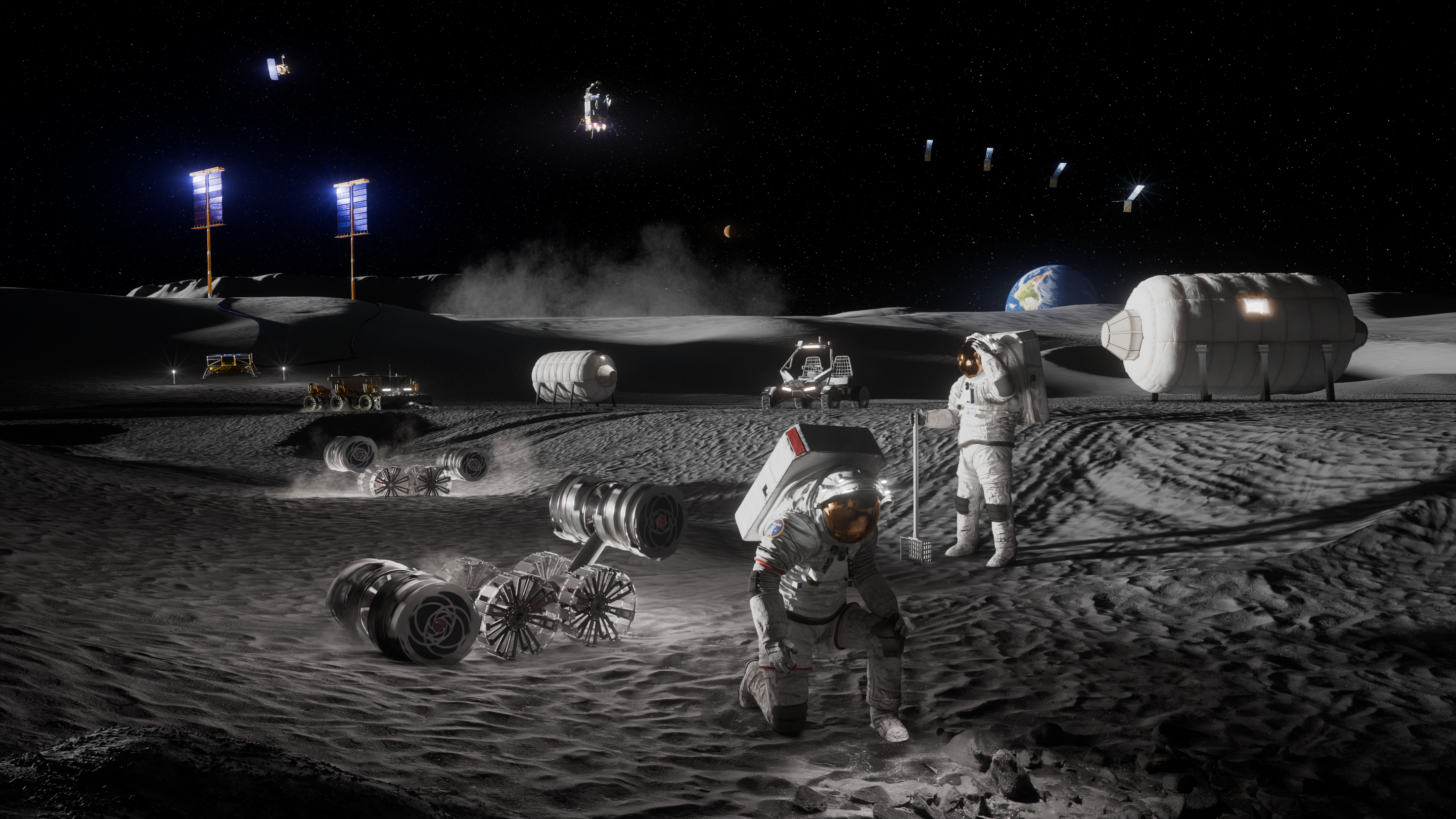 NASA Adds New Science Investigations for Moon Base