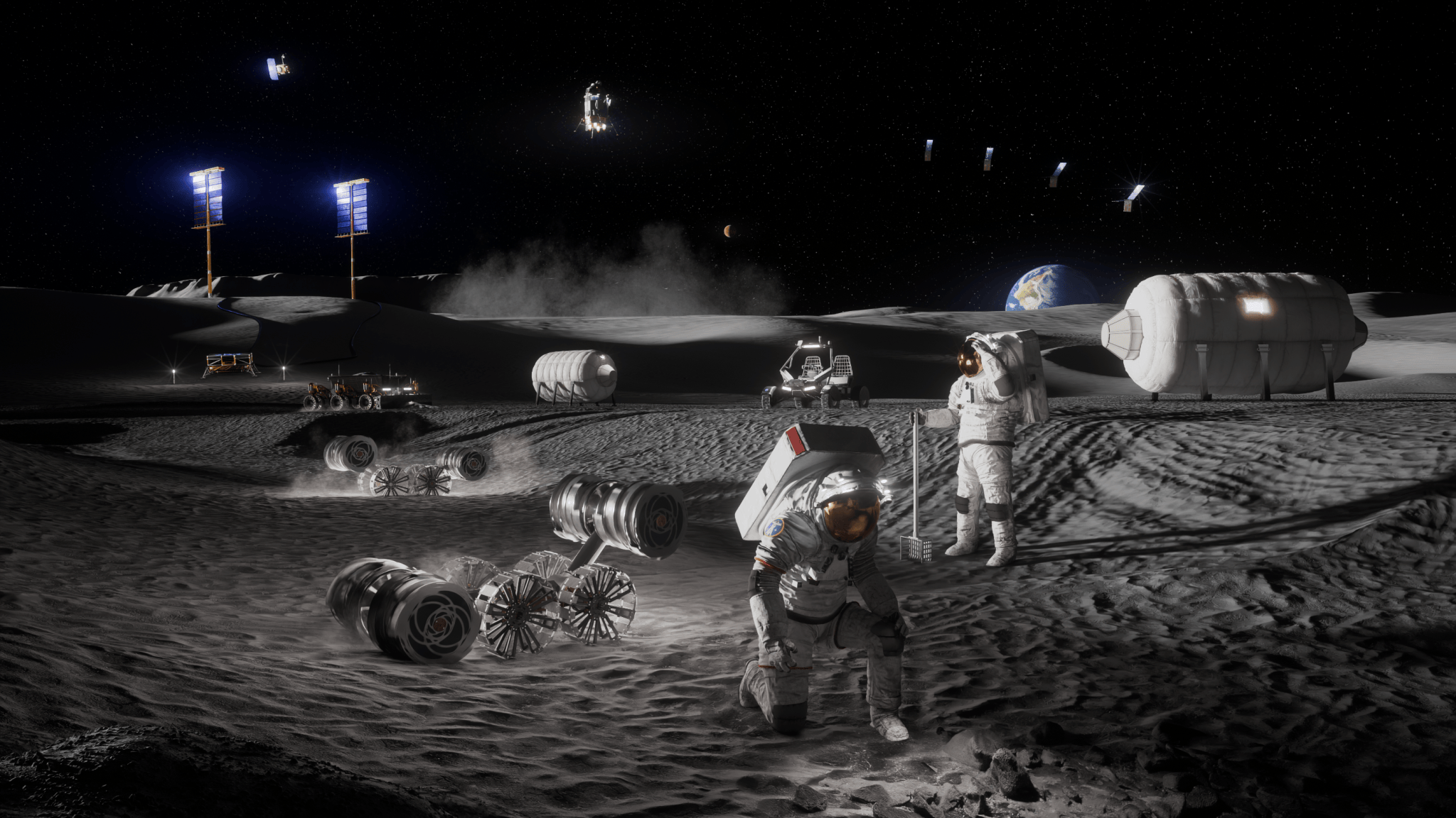 NASA Adds New Science Investigations for Moon Base