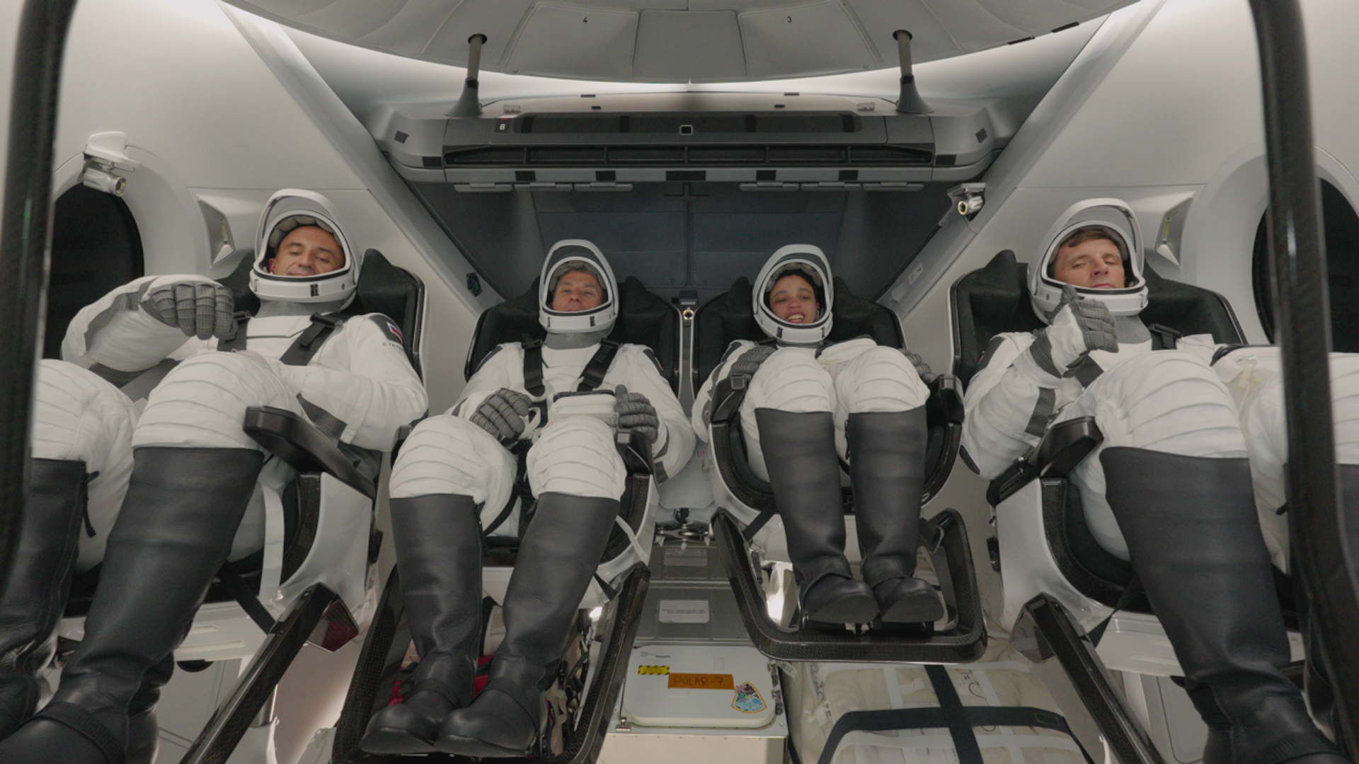 NASA’s SpaceX Crew-13 Secured Inside Dragon Spacecraft, Ready for Hatch Closure