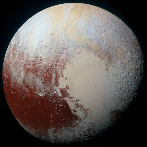 New Horizon photo of Pluto.