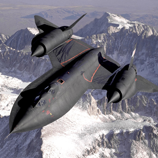 SR-71 “Blackbird.”</