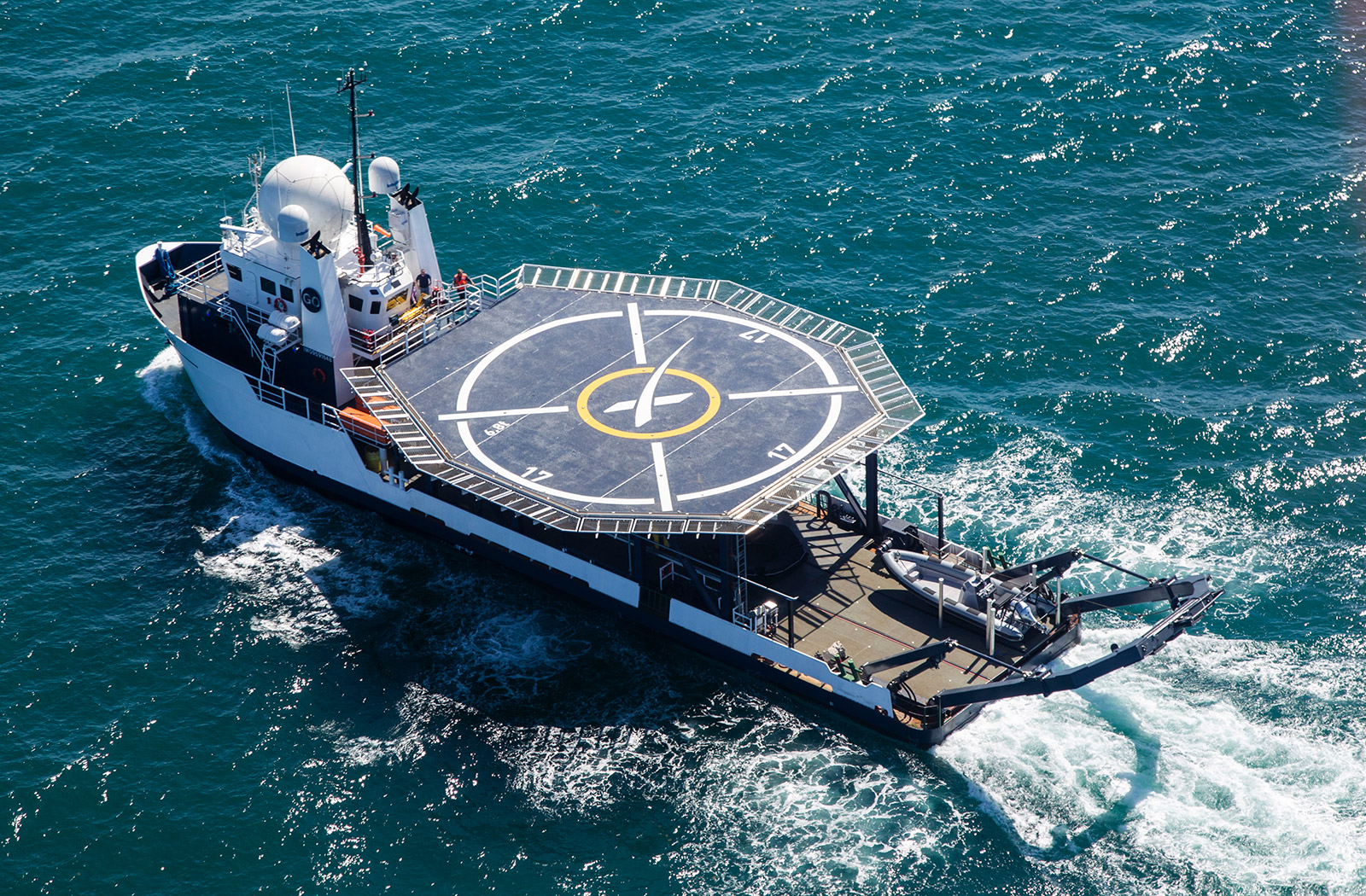 SpaceX's recovery ship, GO Searcher