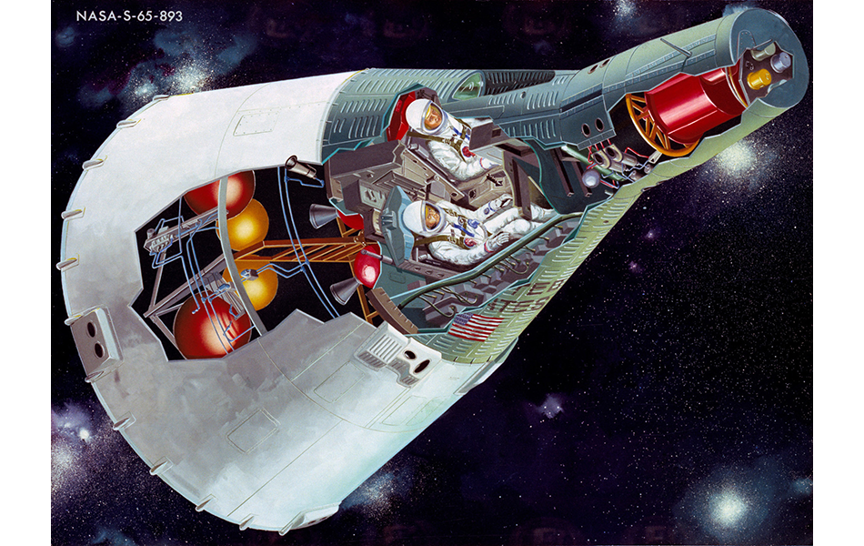 Gemini Space Capsule Artist's Illustration