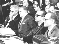 NASA administrators in Senate meeting