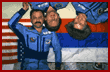  Mir-21 crew portrait taken in the Base Block module 
