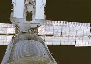 Junction between Kvant-2 module and Core module