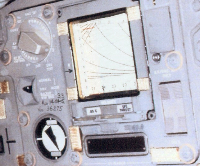 Post-flight view of EMS Window