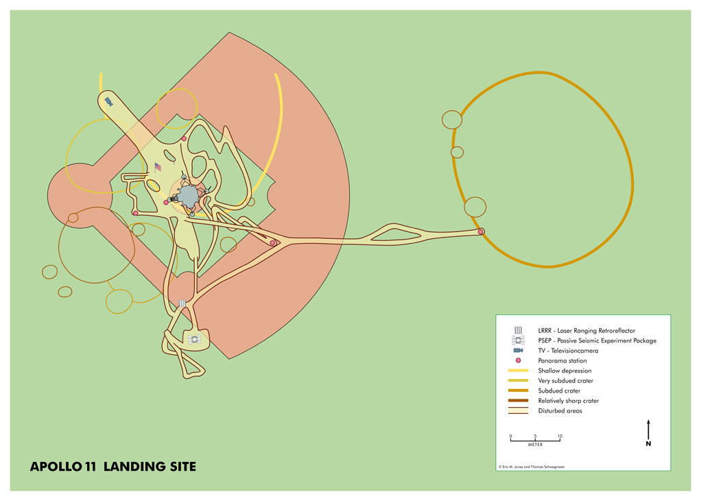 Apollo 11 and a Baseball Diamond