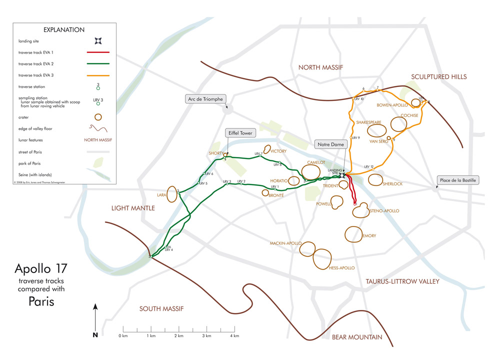 Apollo 17 Paris
          Traverse