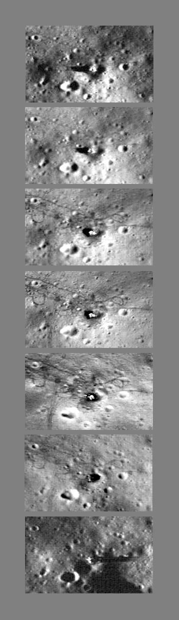 Seven LROC
        images