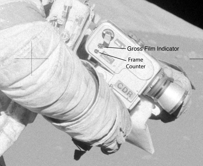 Gene Cernan's frame counter