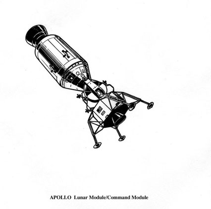 LM-CSM docked prior to separation