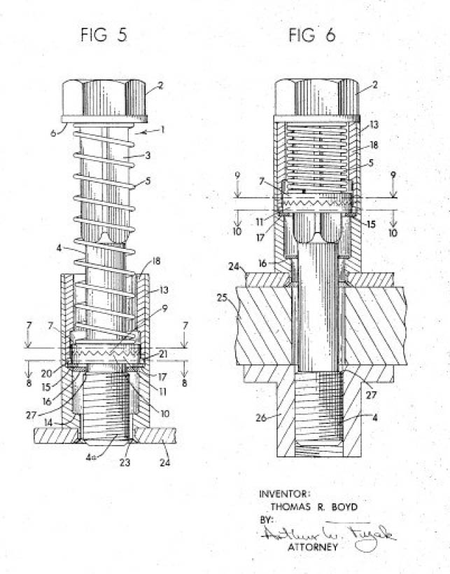 Figures 5 and 6 from Patent 3368602