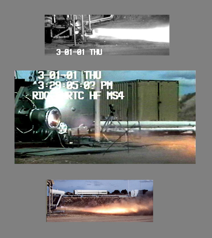 RDC LOX/LH2 test firing