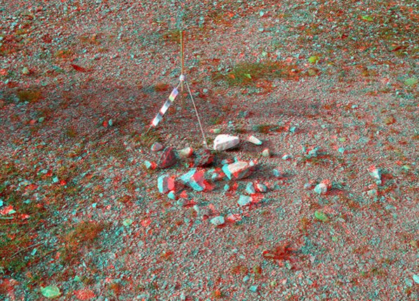 Jodrell Bank Carpark Anaglyph