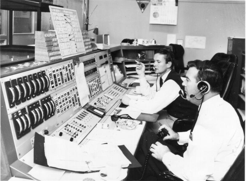 John and Mike at the Ops Console