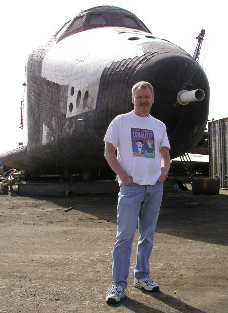 Syd Buxton with Buran Atmos Aero Test Model