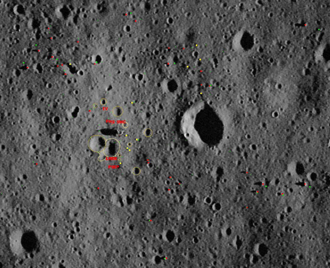 Map vs M116161085RE boulders shown as dots, no
                  names