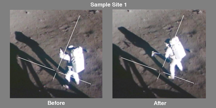 Before and After
            of Sample Site 1