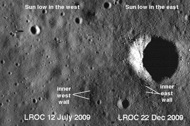 Old Eroded Crater southwest of West Crater