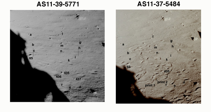 Pre- and
                      post-EVA images of the BPSE area