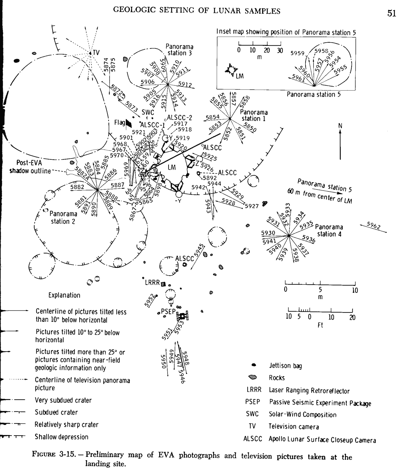 map of EVA photographs