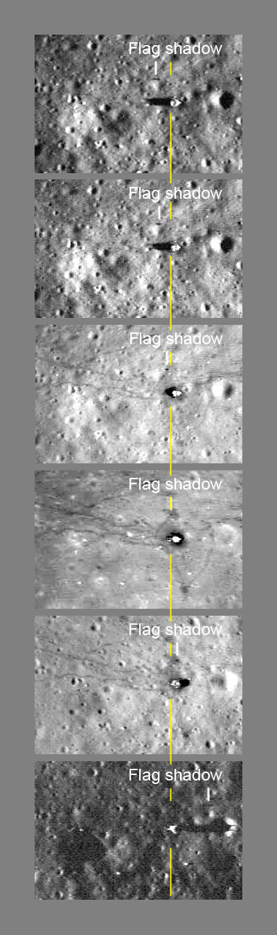 Animation from
          A17 LROC images