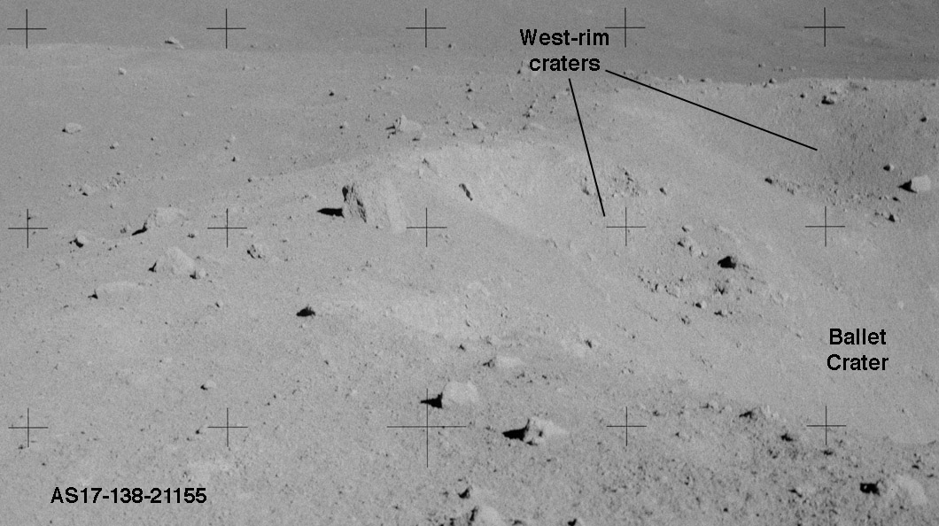 detsil from As17-138-21155 showing west rim craters