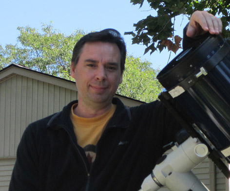 Brian With 8 Inch SCT Telescope