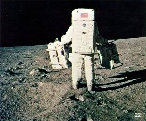Aldrin carrying two experiments