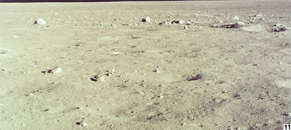 wide view of lunar surface