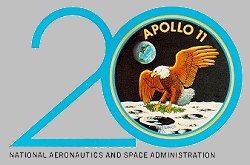 Apollo 11 20th anniversary logo