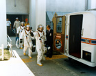 Apollo crew before launch