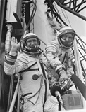 Leonov and Kubasov before launch
