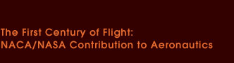 The First Century of Flight: NACA/NASA Contribution to Aeronautics