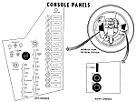 component identification and location drawing of console panels
