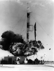 Test launch of US-IGY Earth Satellite
