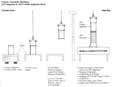 Drawing depicts steps in the stacking of the aft and aft center segments of the Solid Rocket Booster in the Vehicle Assembly Building (VAB).