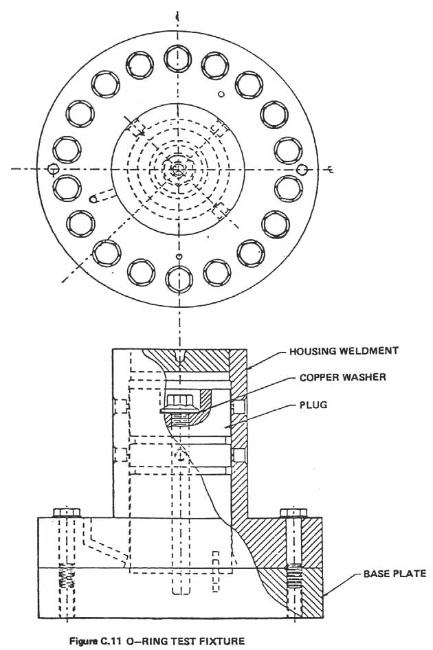 Figure C.11. O-ring Test Fixture.