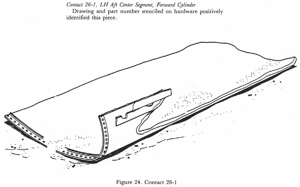 Figure 24. Contact 26-1. LH Aft Center Segment, Forward Cylinder.