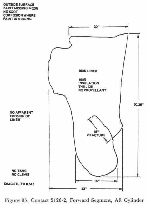 Figure 85. Contact 5126-2, Forward Segment, Aft Cylinder.