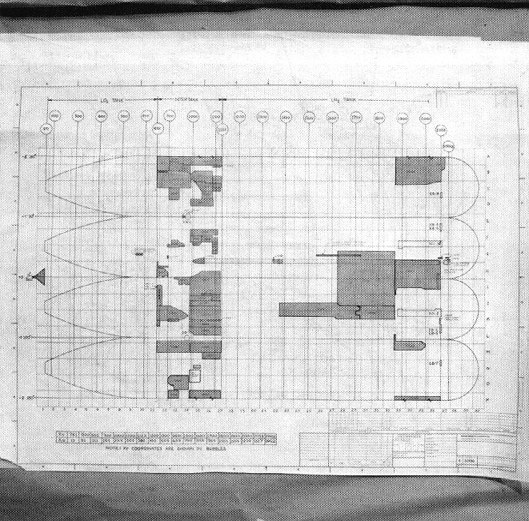 Photograph 15. Drawing of Location of ET Pieces Recovered.