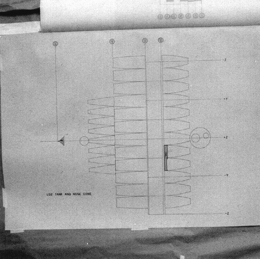 Photograph 16. Drawing of LO2 Portions of ET Recovered.