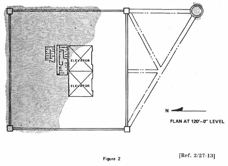 Ice Drebis on FSS (Fixed Service Structure) at 120-foot level.