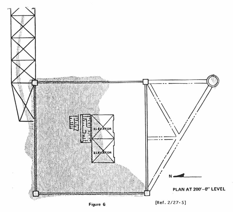 Ice Drebis on FSS (Fixed Service Structure) at 200-foot level.