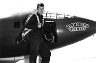 Photo of Chuck Yeager and the X-1 aircraft