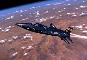 Photo of X-15 aircraft