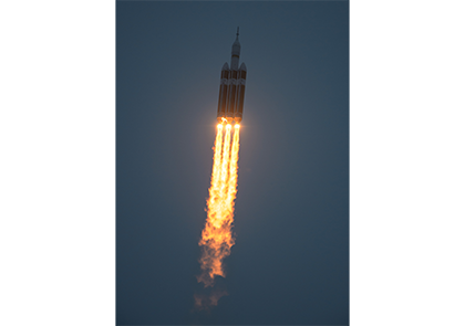 Launch of Orion on Delta IV Heavy rocket